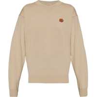 Pulovere Solid Color Wool Crew-Neck Sweater Femei