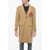 DSQUARED2 Virgin Wool And Nylon Varsity Coat With Flap Pockets Brown
