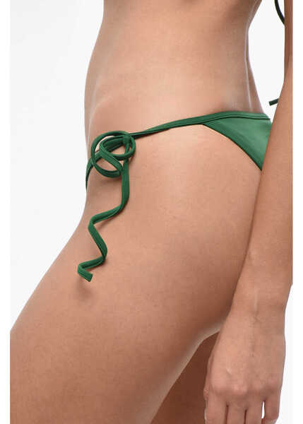 Bikini DSQUARED2 Icon Solid Color Bikini Bottom Green Femei (BM 19234958) 2