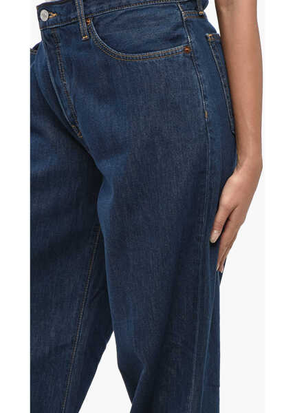 Blugi drepti RE/DONE High Waist Wide Leg Fortuna Jeans 32Cm Blue Femei (BM 19234964) 2