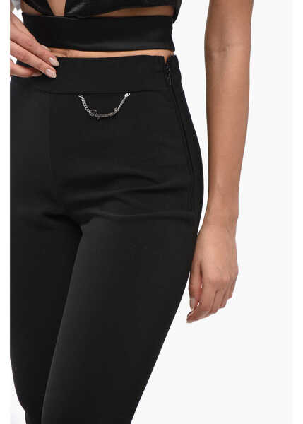 Blugi drepti DSQUARED2 Medium Waist Flared Twiggy Jeans 25Cm Black Femei (BM 19238027) 2