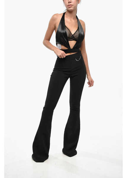 Blugi drepti DSQUARED2 Medium Waist Flared Twiggy Jeans 25Cm Black Femei (BM 19238027) 4