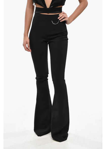 Blugi drepti DSQUARED2 Medium Waist Flared Twiggy Jeans 25Cm Black Femei (BM 19238027) 1