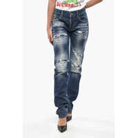 Blugi drepti Vintage Effect Stretch Denim 24/7 Jeans 17Cm Femei