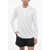 Hugo Boss Solid Color Long Sleeved Henley T-Shirt White