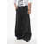 Off-White Wide Leg Jeans With Logoed Button 22Cm Black