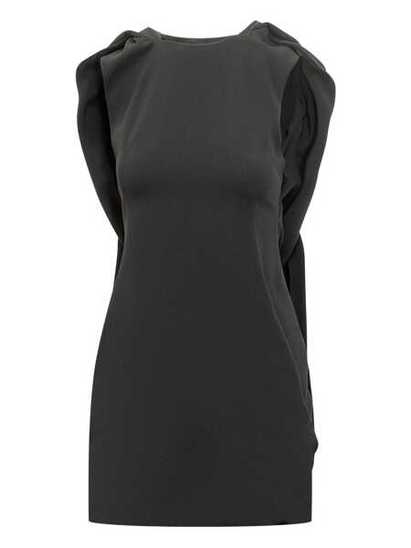 Rochii Alberta Ferretti Alberta Ferretti Alberta Ferretti Black Sleeveless Top With Drapery Black Femei (BM 19238310) 2