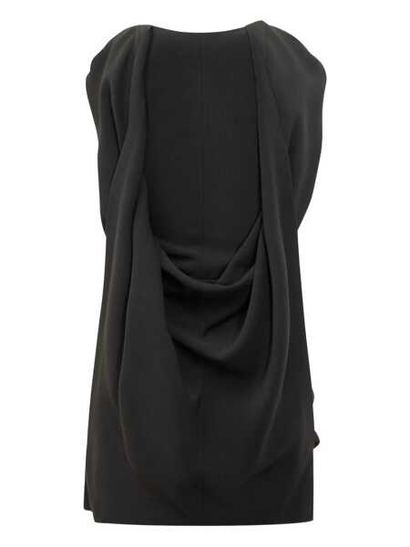 Rochii Alberta Ferretti Alberta Ferretti Alberta Ferretti Black Sleeveless Top With Drapery Black Femei (BM 19238310) 3