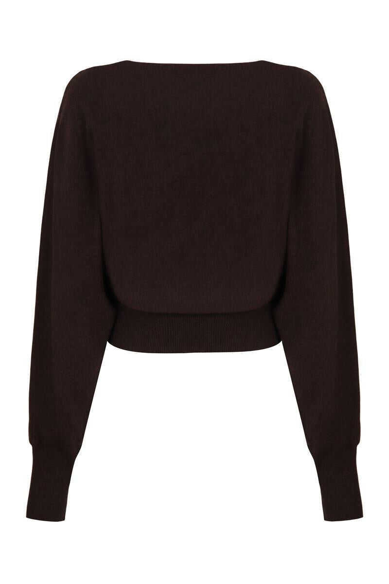 Pulovere Alberta Ferretti Alberta Ferretti Sweater In Mixed Wool BROWN Femei (BM 19238349) 2