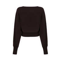 Pulovere Alberta Ferretti Dama - Pulovere Alberta Ferretti Alberta Ferretti Sweater In Mixed Wool BROWN Femei (BM 19238349) - B-mall.ro