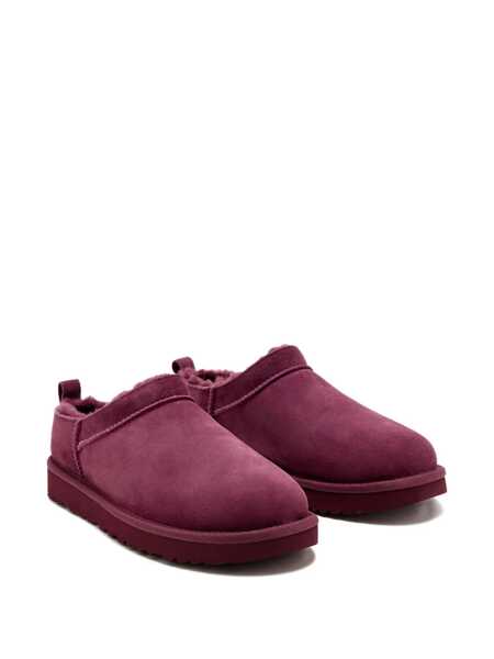 Bocanci UGG Classic Micro Bordeaux Ankle Boots With Logo Embossed In Suede Woman Red Femei (BM 19238655) 2