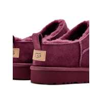 Bocanci UGG Dama - Bocanci UGG Classic Micro Bordeaux Ankle Boots With Logo Embossed In Suede Woman Red Femei (BM 19238655) - B-mall.ro