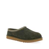 Mocasini 'Tasman' Green Mules With Shearling Lining In Suede Man Barbati