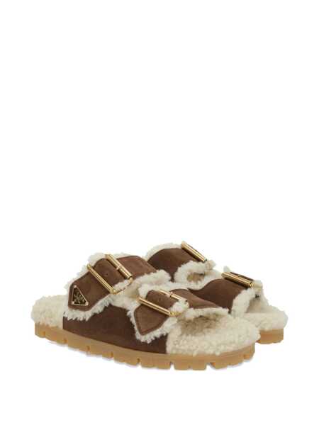 Sandale Prada Prada Slippers BROWN Femei (BM 19238922) 2