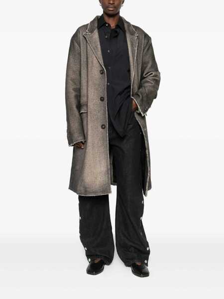 Paltoane AVANT TOI Avant Toi Wool Single-Breasted Coat BROWN Femei (BM 19238973) 2