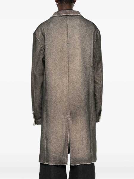 Paltoane AVANT TOI Avant Toi Wool Single-Breasted Coat BROWN Femei (BM 19238973) 4