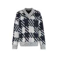 Pulovere Dries Van Noten Sweater In Wool Blend With V-Neck Barbati
