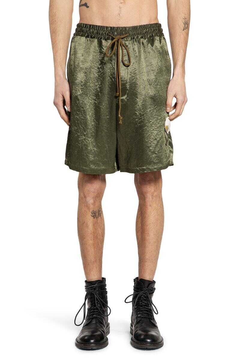 Pantaloni SONG FOR THE MUTE Song For The Mute Shorts & Skirts GREEN Barbati (BM 19239909) 1