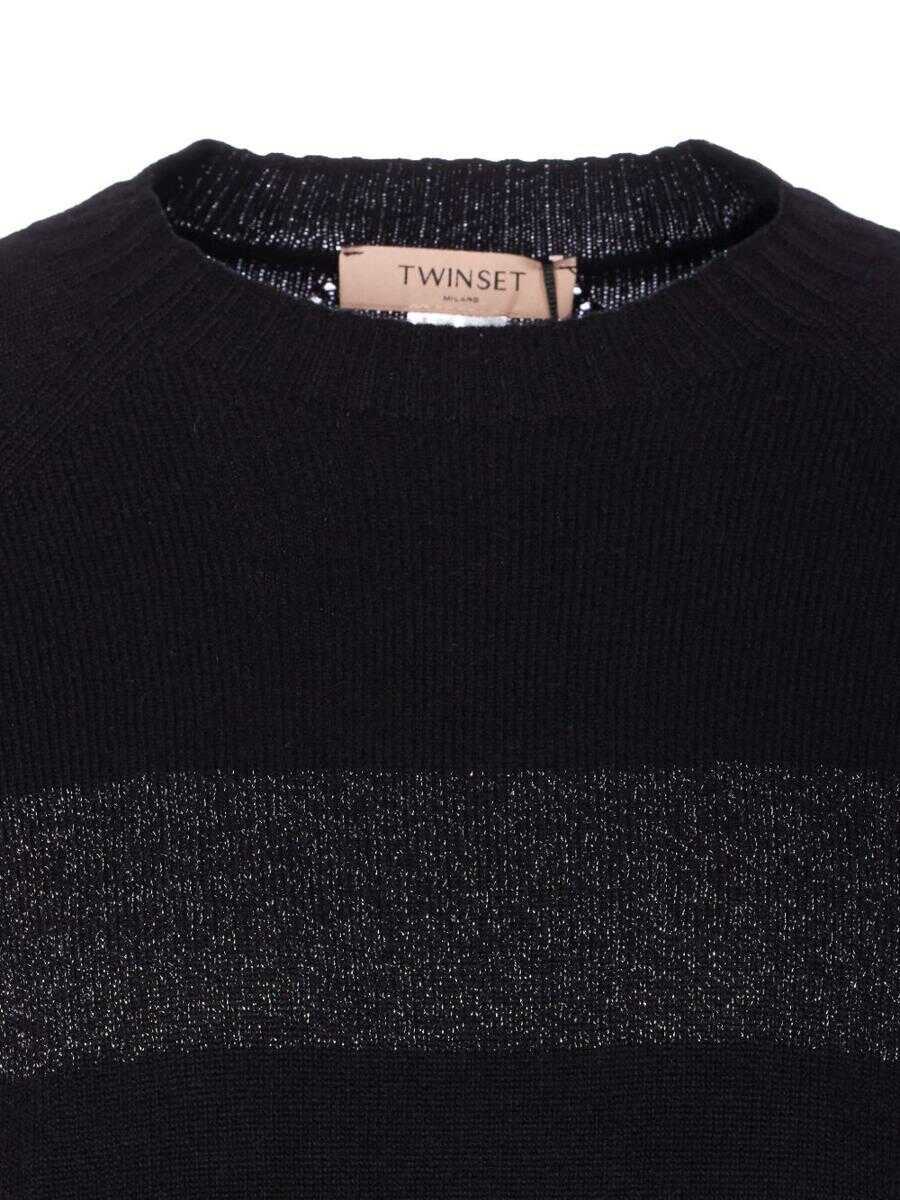Pulovere TWINSET Twinset Sweaters Black Femei (BM 19240020) 4