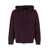 Roberto Collina Bordeaux Sweatshirt With Drawstring Hood And Dropped Shoulders In Wool Man Red