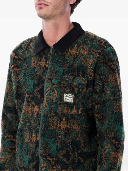 Geci RVCA Rvca Walker Sherpa Jacket HUNTER GREEN Barbati (BM 19240083) 3