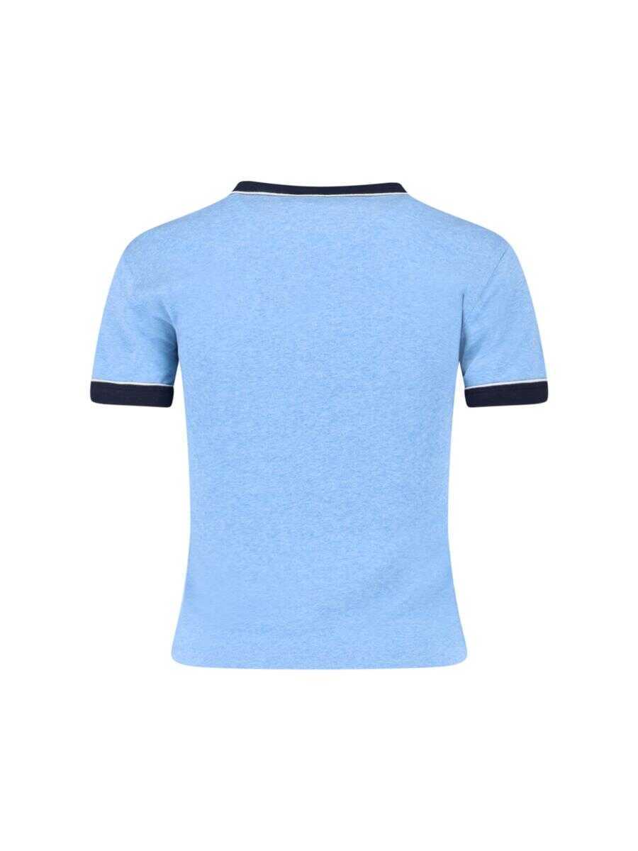 Topuri Chloe Chlo T-Shirts And Polos BLUE Femei (BM 19240185) 2