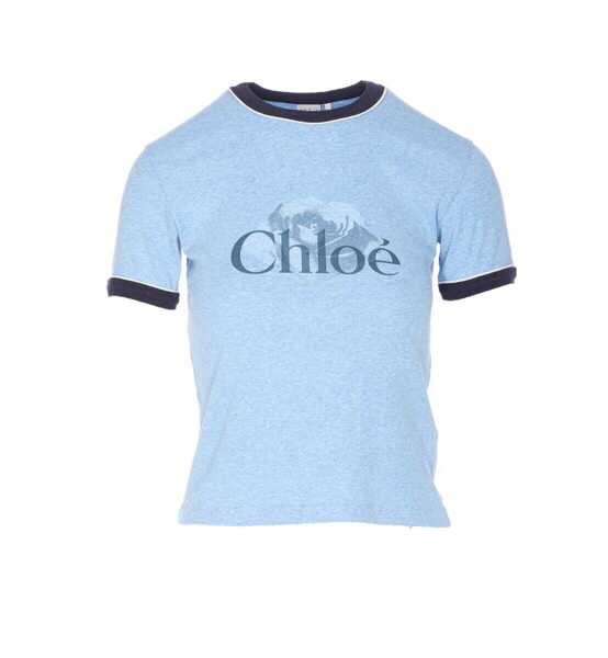 Topuri Chloe Chlo T-Shirts And Polos BLUE Femei (BM 19240218) 1