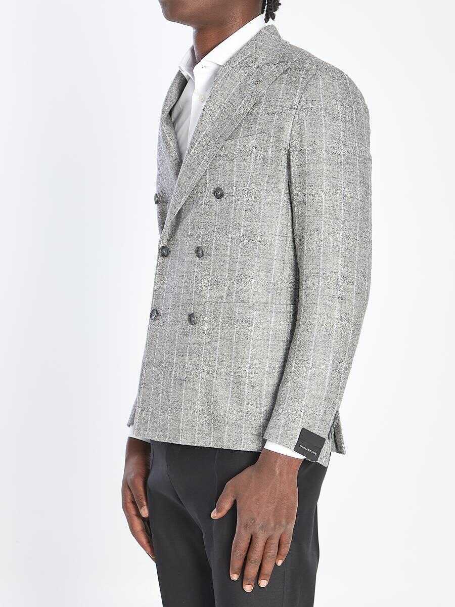 Sacouri Tagliatore Montecarlo Double-Breasted Jacket GREY Barbati (BM 19240323) 2