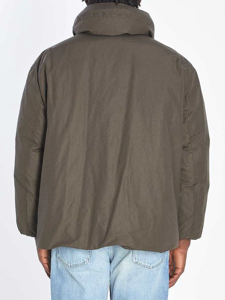 Bomber jacket LEMAIRE Padded Bomber Jacket BROWN Barbati (BM 19240410) 4