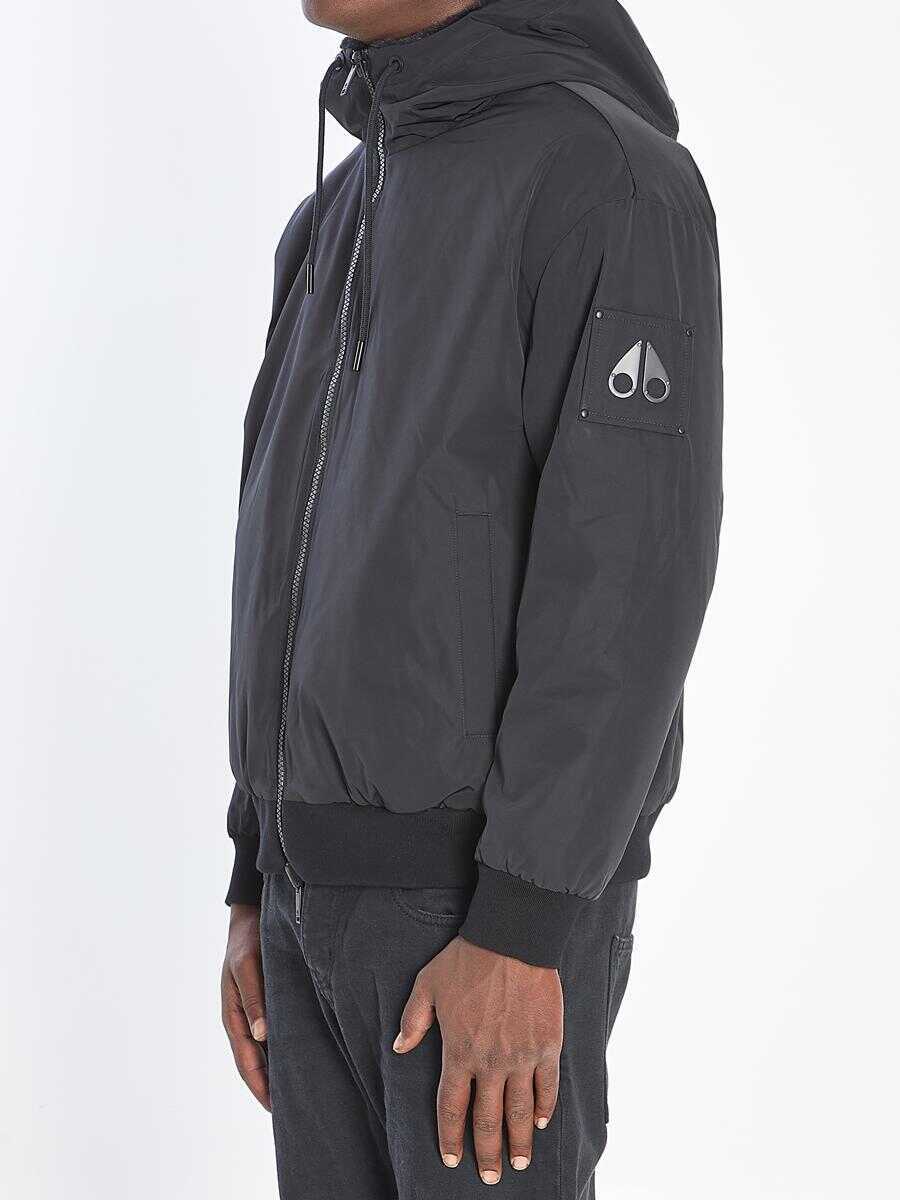 Geci Moose Knuckles Roland Reversible Bunny Jacket Black Barbati (BM 19240659) 2