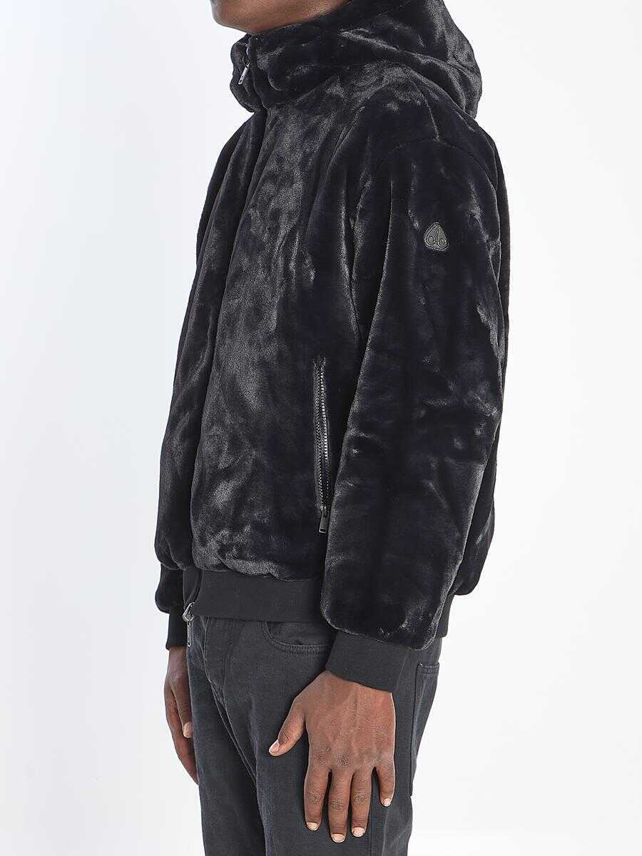 Geci Moose Knuckles Roland Reversible Bunny Jacket Black Barbati (BM 19240659) 5