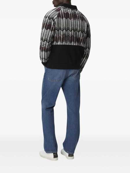 Bomber jacket MISSONI BEACHWEAR Missoni Wool-Blend Bomber Jacket With Zigzag Insert MULTICOLOUR Barbati (BM 19241880) 3