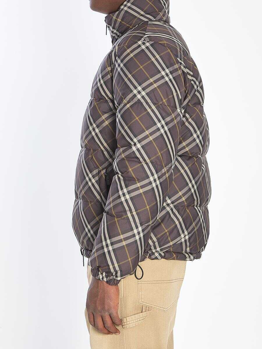 Geci Burberry Reversible Check Puffer Jacket BROWN Barbati (BM 19241898) 3