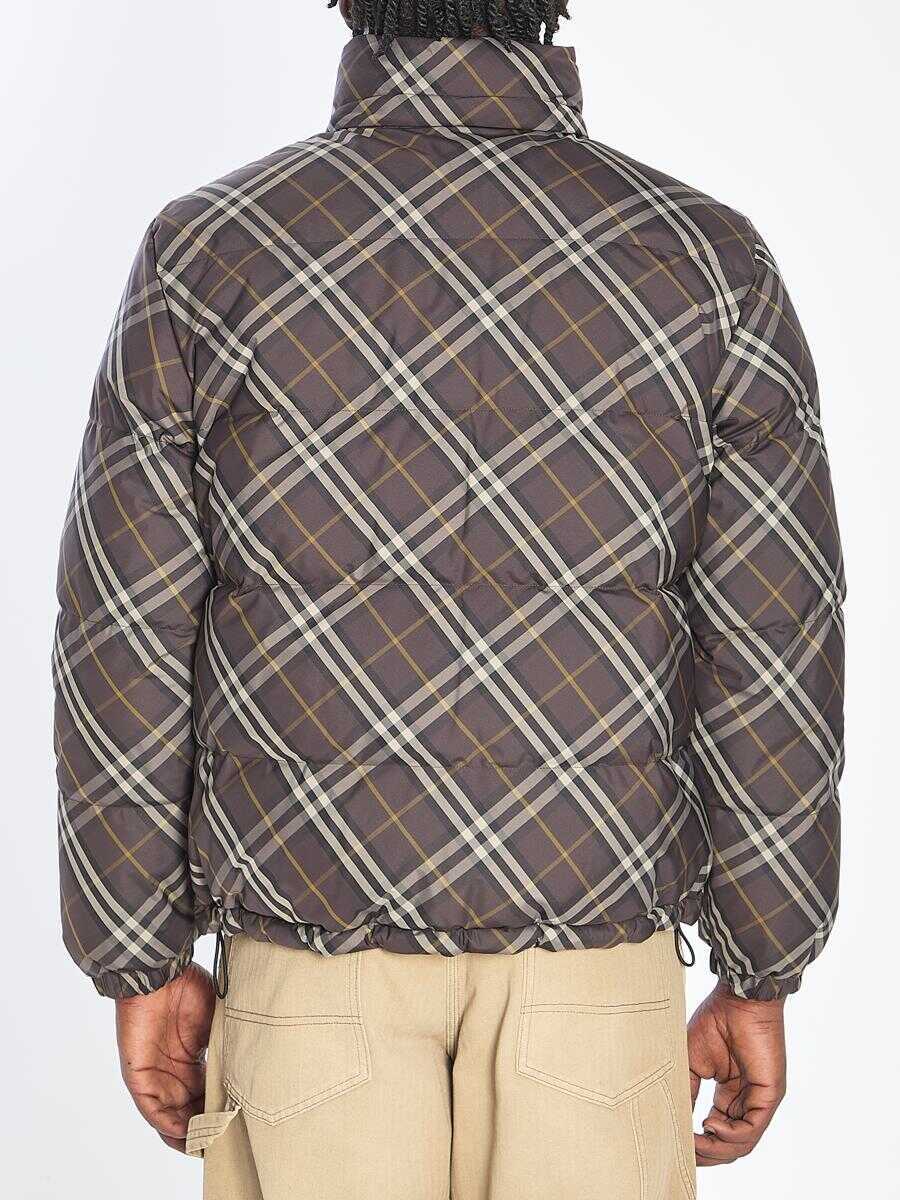 Geci Burberry Reversible Check Puffer Jacket BROWN Barbati (BM 19241898) 4