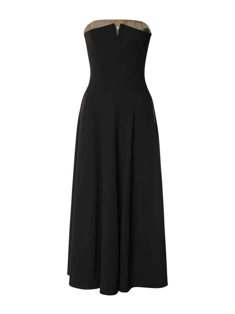 Rochii Alberta Ferretti Alberta Ferretti Midi Dress Black Femei (BM 19241940) 1