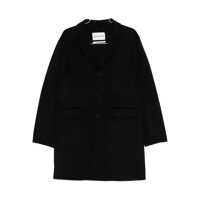 Paltoane Amaránto Black Coat With Pockets Barbati