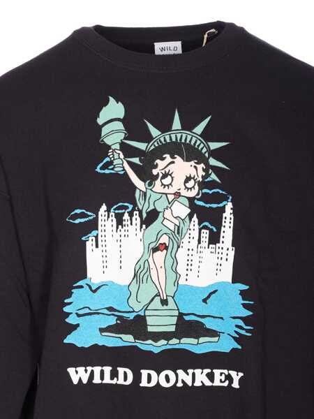 Pulovere WILD DONKEY Wild Donkey Sweaters Black Barbati (BM 19242240) 4