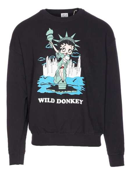 Pulovere WILD DONKEY Wild Donkey Sweaters Black Barbati (BM 19242240) 1