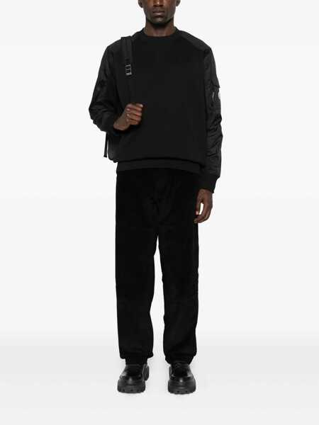 Pulovere Moncler Moncler Sweatshirt In Cotton Blend Black Barbati (BM 19243368) 2