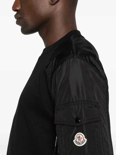 Pulovere Moncler Moncler Sweatshirt In Cotton Blend Black Barbati (BM 19243368) 5