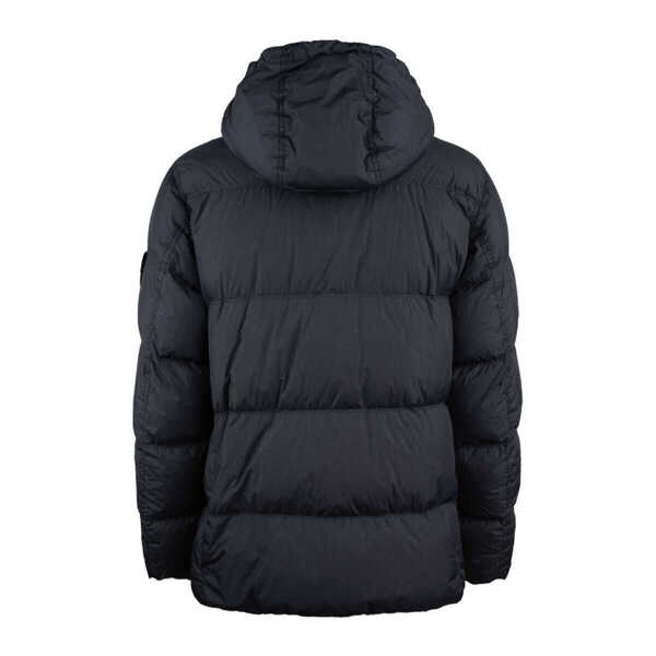 Geci de iarna Stone Island Stone Island Blue Recycled Lightweight Nylon Reps Hooded Down Jacket BLUE Barbati (BM 19243995) 2