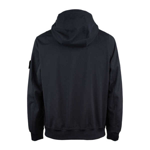 Geci Stone Island Stone Island Lightweight Hooded Jacket Made Of Blue Technical Material BLUE Barbati (BM 19244172) 2