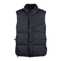 Geci Stone Island Blue Lightweight Nylon Reps Down Vest Barbati