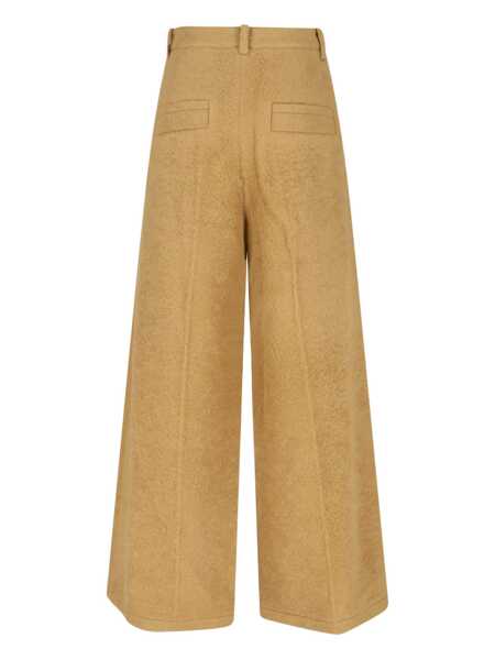 Pantaloni casual LOW CLASSIC Low Classic Trousers Beige Femei (BM 19244379) 2
