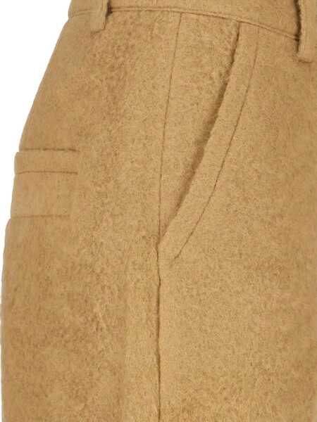 Pantaloni casual LOW CLASSIC Low Classic Trousers Beige Femei (BM 19244379) 4