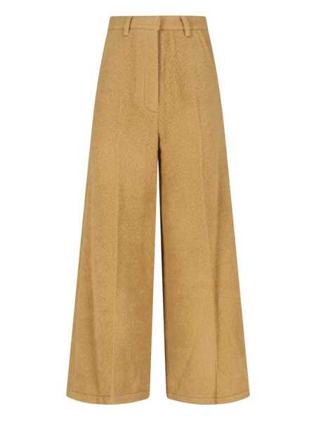 Pantaloni casual LOW CLASSIC Low Classic Trousers Beige Femei (BM 19244379) 1