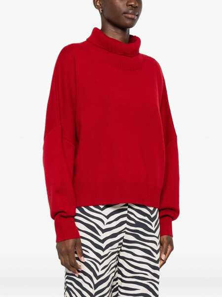Pulovere LOULOU DE SAISON Loulou De Saison Red Turtleneck Sweater Loulou De Saison RED Femei (BM 19244430) 3