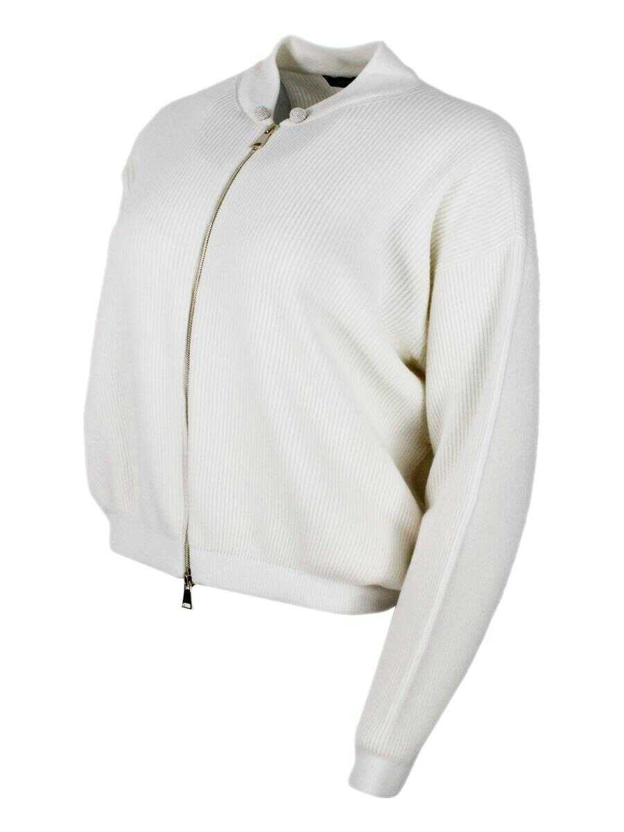 Pulovere Fabiana Filippi Fabiana Filippi Sweaters WHITE Femei (BM 19244529) 2