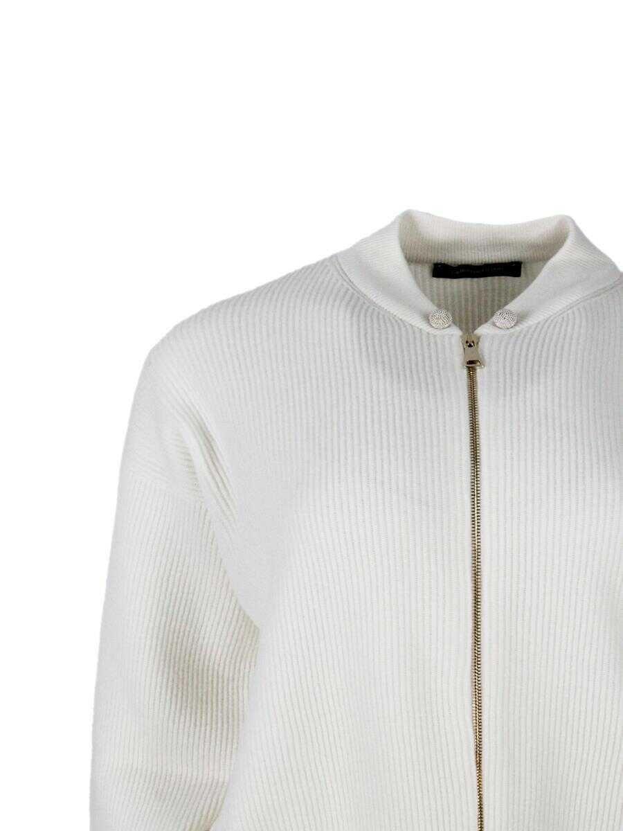 Pulovere Fabiana Filippi Fabiana Filippi Sweaters WHITE Femei (BM 19244529) 4
