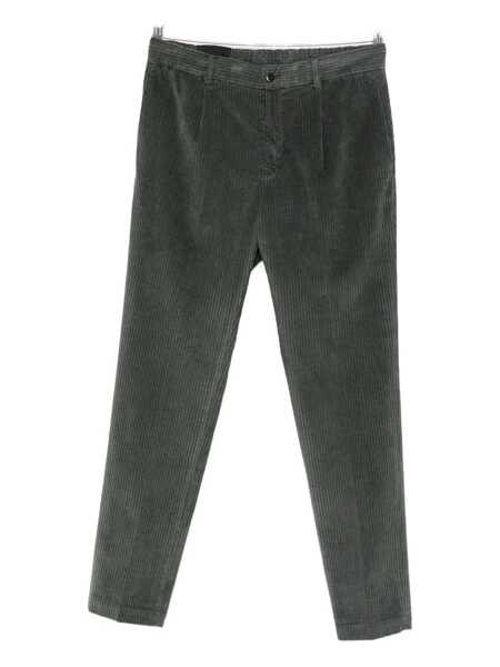 Pantaloni MICHAEL COAL Michael Coal Grey Corduroy Trousers GREY Barbati (BM 19244538) 1